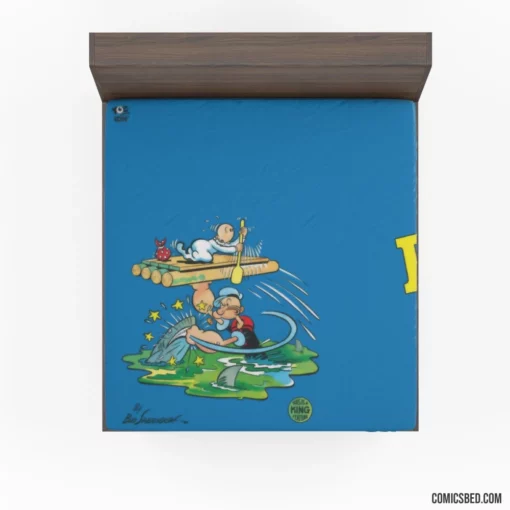 Popeye Seafaring Adventures Comic Fitted Sheet 1