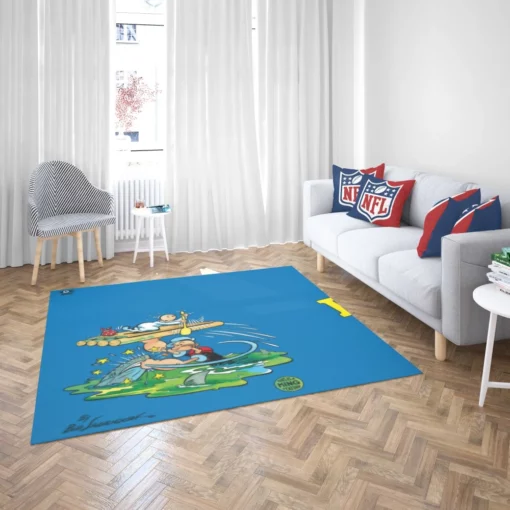 Popeye Seafaring Adventures Comic Rug 2