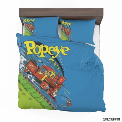 Popeye Spinach-Powered Hero Comic Bedding Set 1