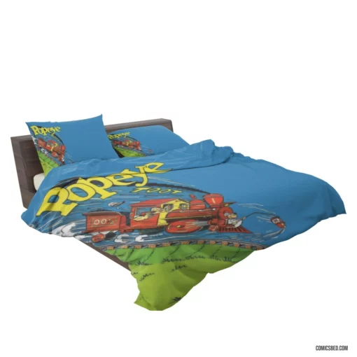 Popeye Spinach-Powered Hero Comic Bedding Set 2