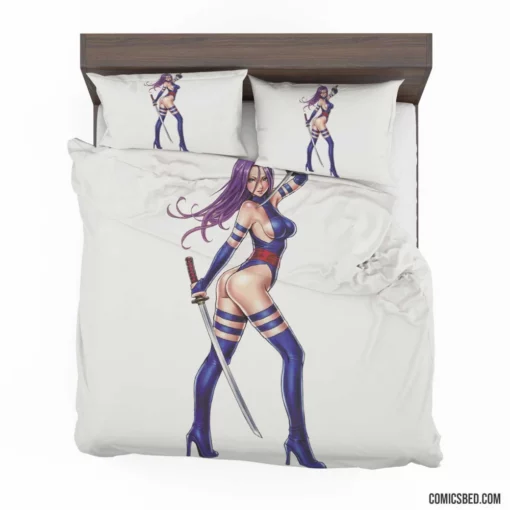 Psylocke Chronicles Marvel Psychic Force Comic Bedding Set 1