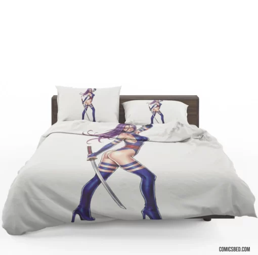 Psylocke Chronicles Marvel Psychic Force Comic Bedding Set