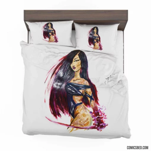 Psylocke Marvel Psychic Ninja Comic Bedding Set 1