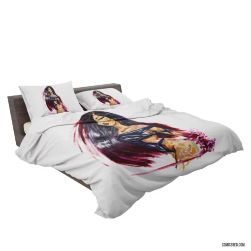 Psylocke Marvel Psychic Ninja Comic Bedding Set 2