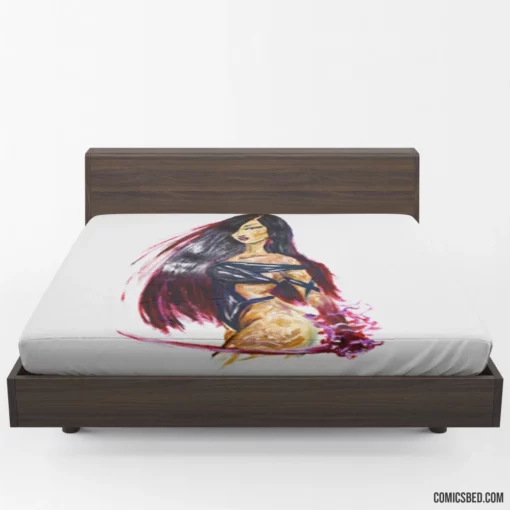 Psylocke Marvel Psychic Ninja Comic Fitted Sheet