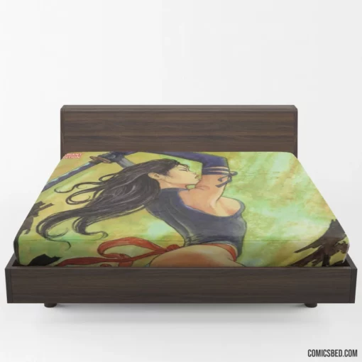 Psylocke Mindful Mutant Chronicles Comic Fitted Sheet