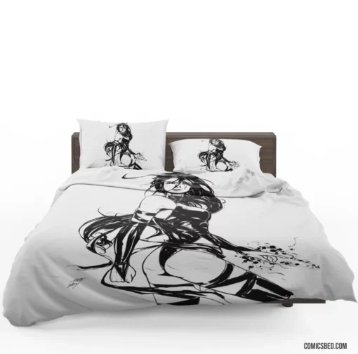 Psylocke Psi Chronicles Marvel Mutant Comic Bedding Set