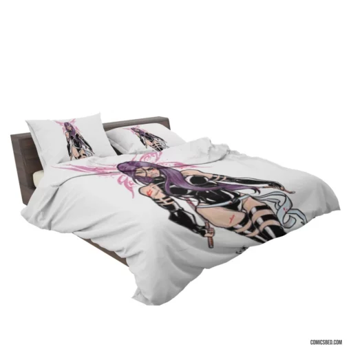 Psylocke Psychic Mutant Warrior Comic Bedding Set 2