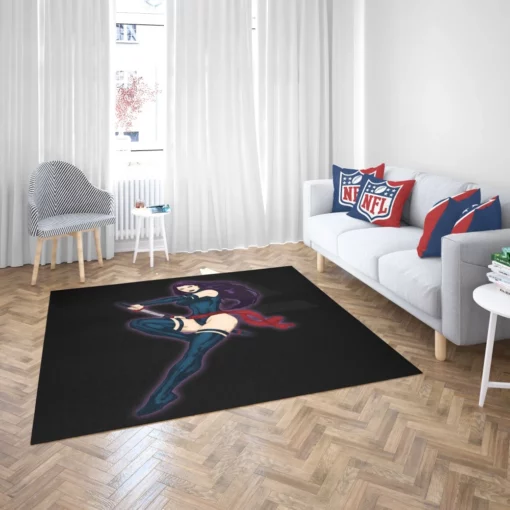 Psylocke Telepathic Ninja Comic Rug 2