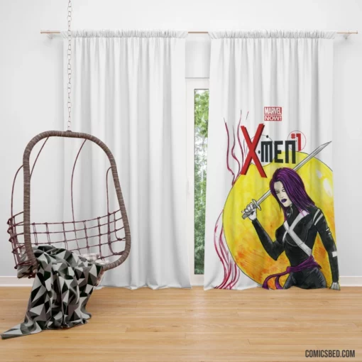 Psylocke X-Men Psychic Warrior Comic Curtain