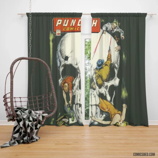 Punch Comics Action-Packed Tales Curtain