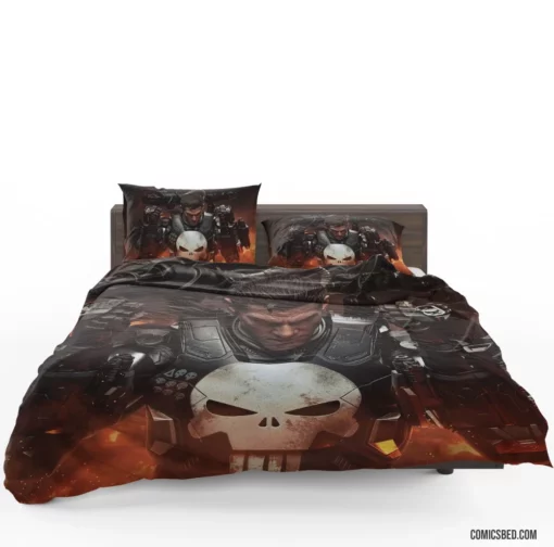 Punisher Anti-Hero Chronicles Comic Bedding Set