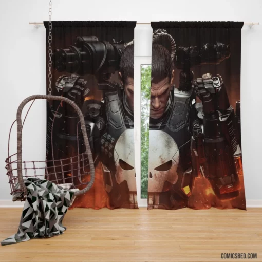 Punisher Anti-Hero Chronicles Comic Curtain