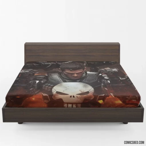 Punisher Anti-Hero Chronicles Comic Fitted Sheet