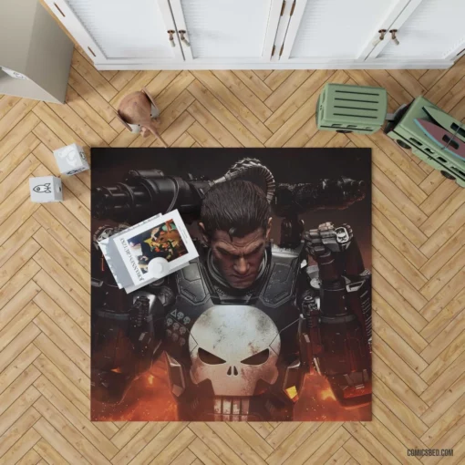 Punisher Anti-Hero Chronicles Comic Rug