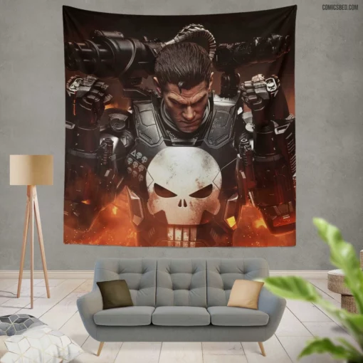 Punisher Anti-Hero Chronicles Comic Wall Tapestry