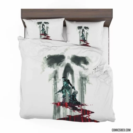 Punisher Chronicles City Dark Guardian Comic Bedding Set 1