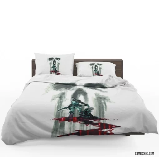 Punisher Chronicles City Dark Guardian Comic Bedding Set