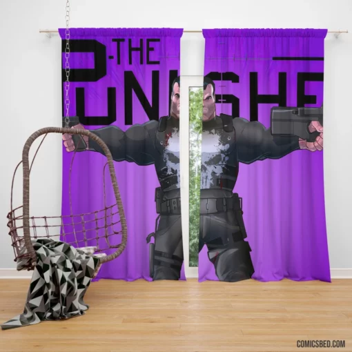 Punisher Chronicles Urban Avenger Comic Curtain