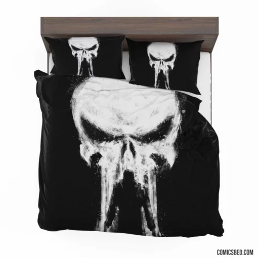 Punisher Chronicles Vigilante Pursuit Comic Bedding Set 1