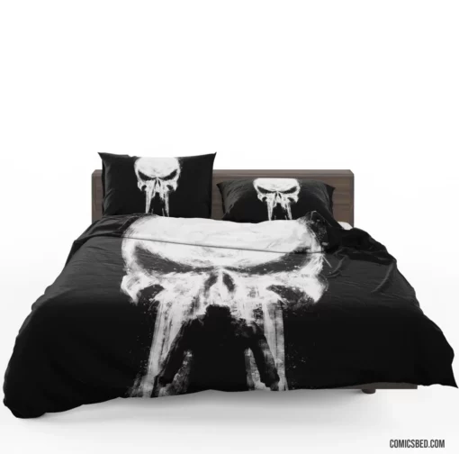 Punisher Chronicles Vigilante Pursuit Comic Bedding Set