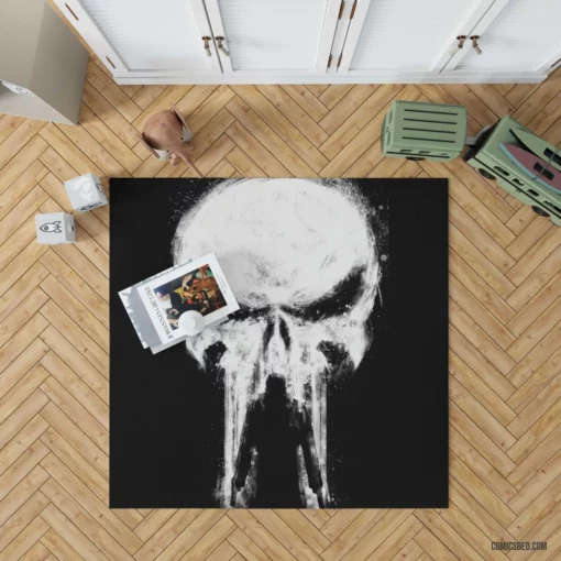 Punisher Chronicles Vigilante Pursuit Comic Rug