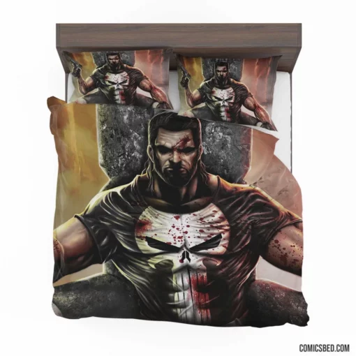 Punisher Justice in the Shadows Comic Bedding Set 1