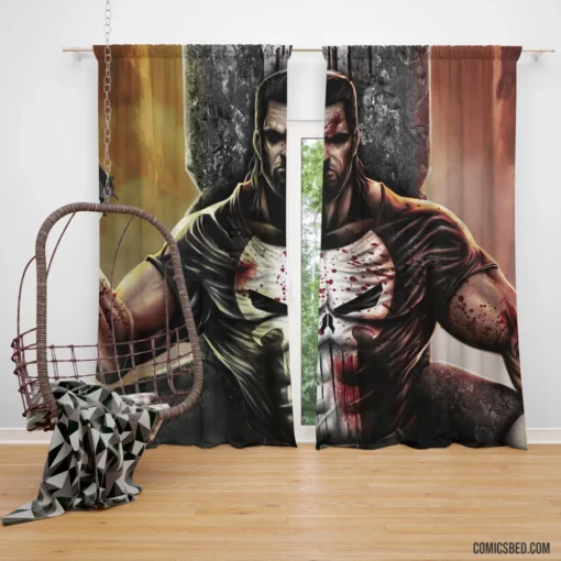 Punisher Justice in the Shadows Comic Curtain