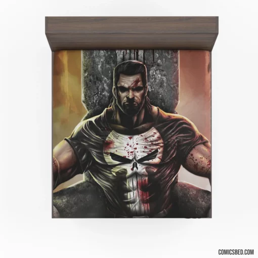 Punisher Justice in the Shadows Comic Fitted Sheet 1