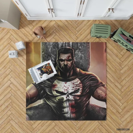 Punisher Justice in the Shadows Comic Rug