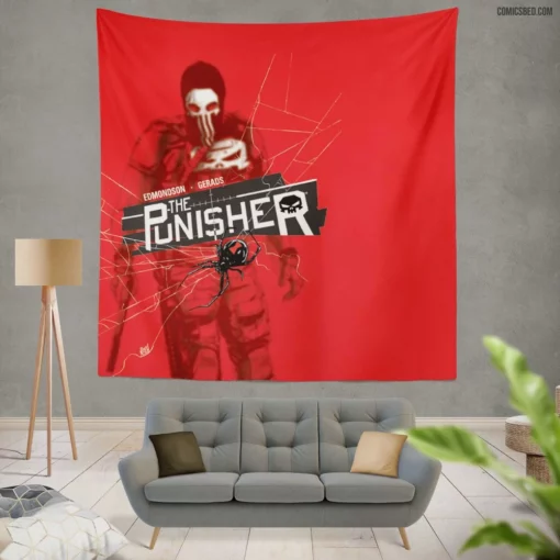 Punisher Lethal Vengeance Chronicles Comic Wall Tapestry