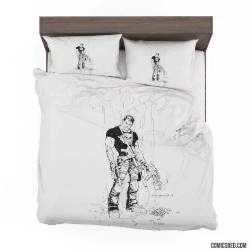 Punisher Lethal Vigilante Comic Bedding Set 1