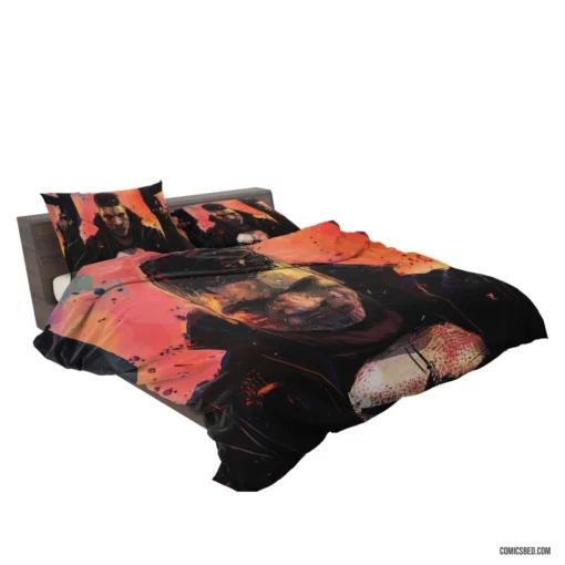 Punisher Marvel Relentless Vigilante Comic Bedding Set 2