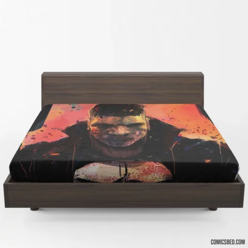 Punisher Marvel Relentless Vigilante Comic Fitted Sheet