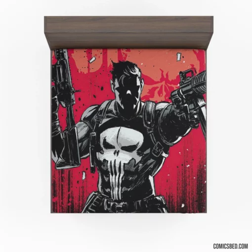 Punisher Marvel Vigilante Enforcer Comic Fitted Sheet 1