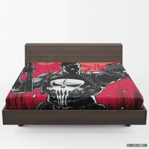 Punisher Marvel Vigilante Enforcer Comic Fitted Sheet