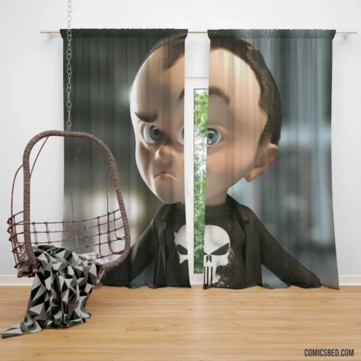 Punisher Marvel Vigilante Vigilante Comic Curtain