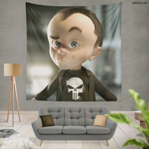 Punisher Marvel Vigilante Vigilante Comic Wall Tapestry