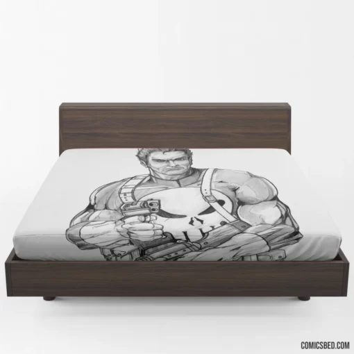 Punisher Merciless Avenger Comic Fitted Sheet