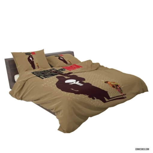 Punisher Relentless Vigilante Pursuit Comic Bedding Set 2