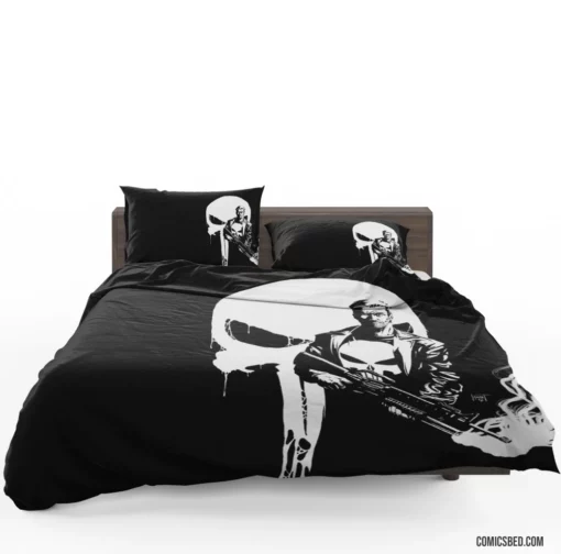 Punisher Ruthless Avenger Comic Bedding Set