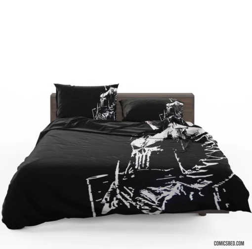 Punisher Ruthless Justice Comic Bedding Set