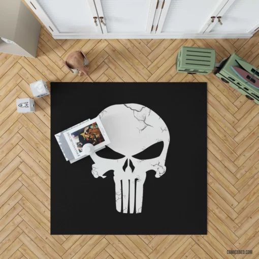 Punisher Ruthless Vigilante Comic Rug