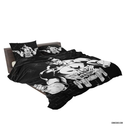 Punisher Unstoppable Force Comic Bedding Set 2