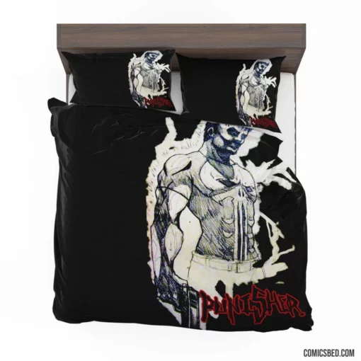 Punisher Vendetta Anti-Hero Saga Comic Bedding Set 1