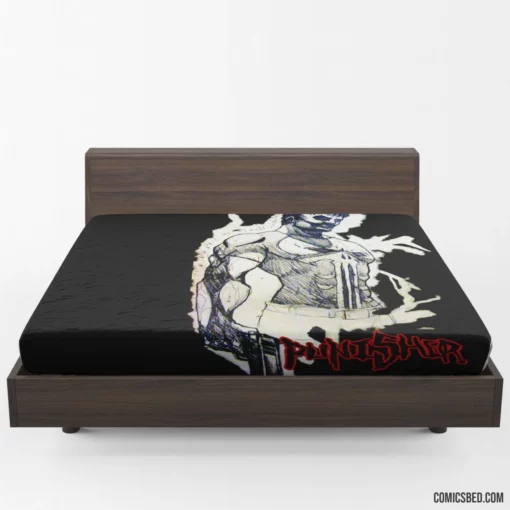 Punisher Vendetta Anti-Hero Saga Comic Fitted Sheet