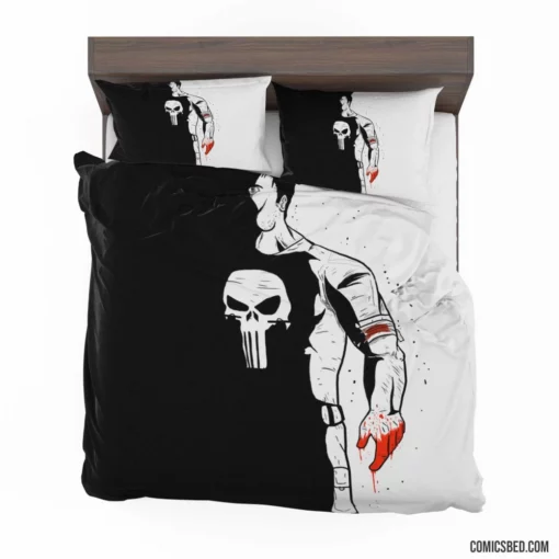 Punisher Vigilante Avenger Comic Bedding Set 1