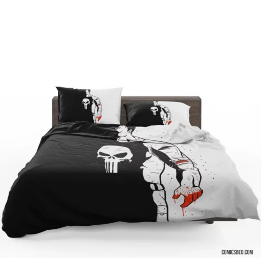 Punisher Vigilante Avenger Comic Bedding Set