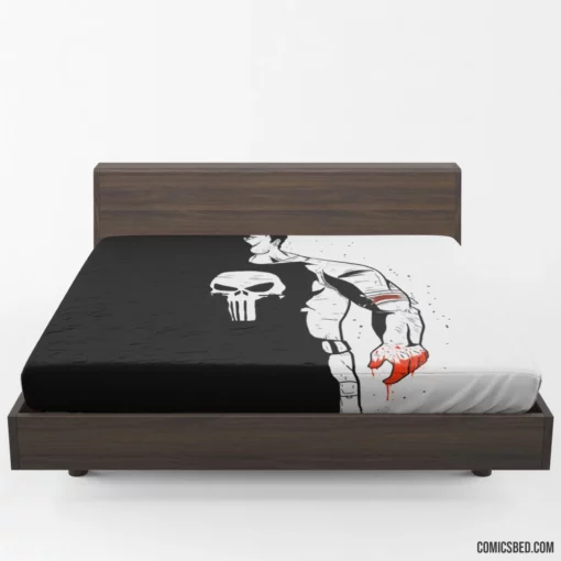 Punisher Vigilante Avenger Comic Fitted Sheet