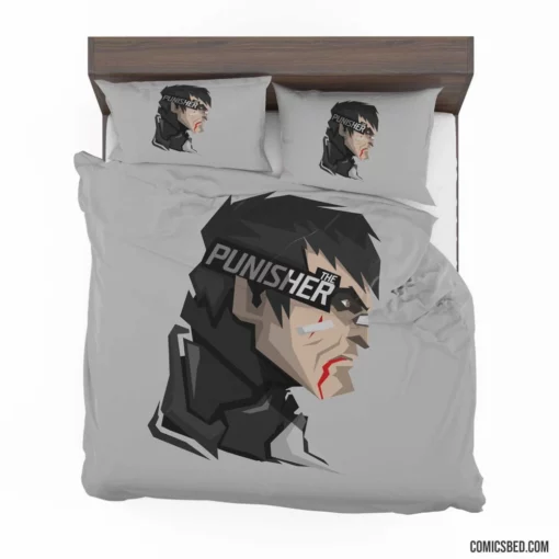 Punisher Vigilante Gunfighter Comic Bedding Set 1